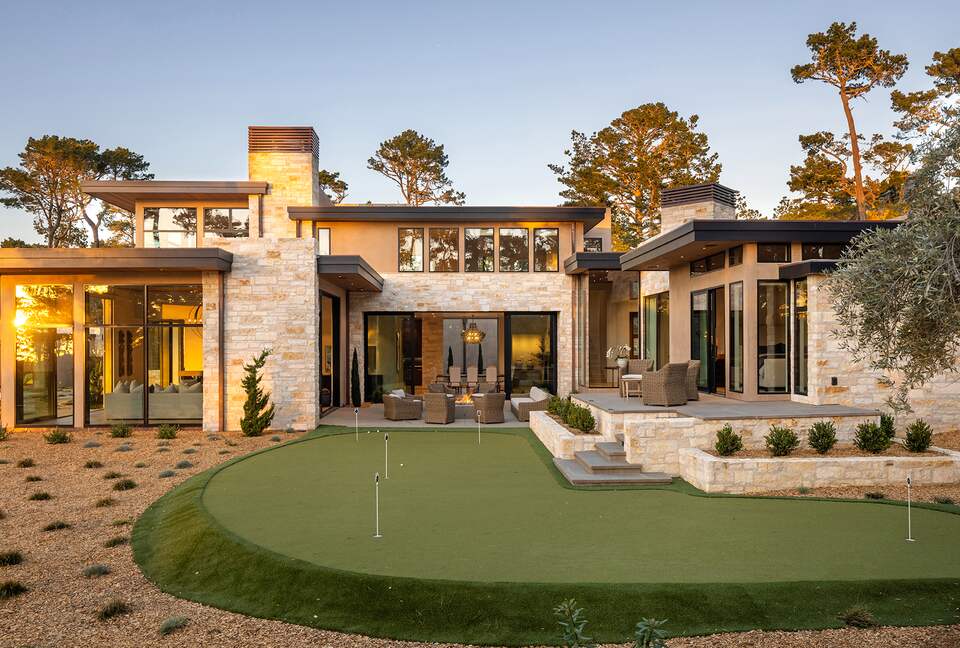 Contemporary Golf Course Estate - Pebble Beach, California