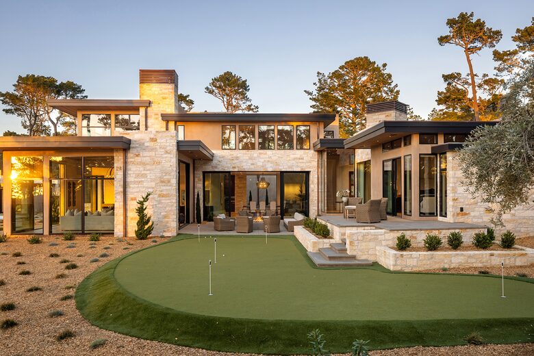 Contemporary Golf Course Estate - Pebble Beach, California