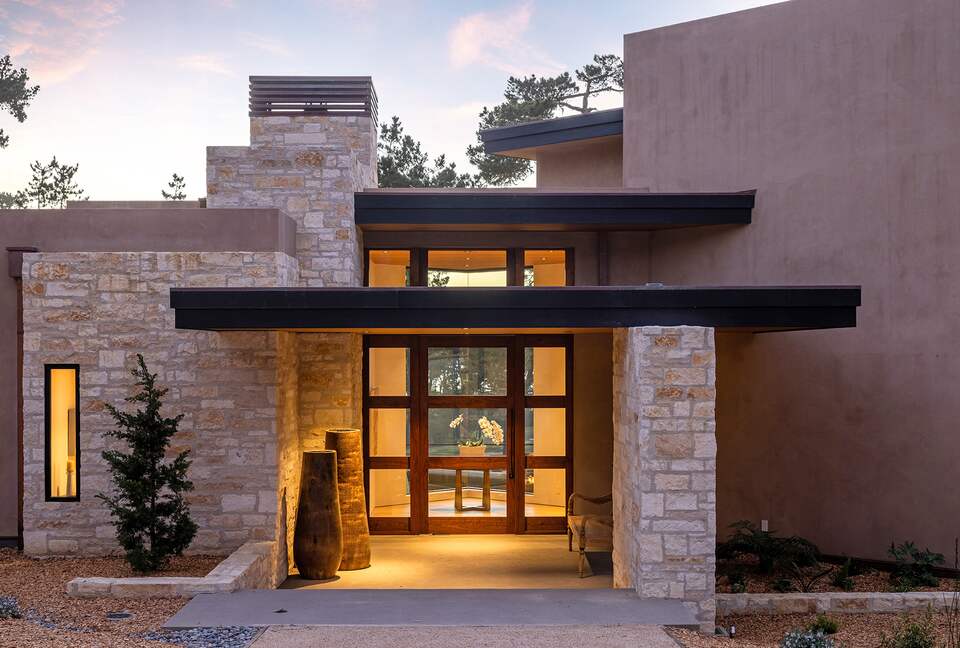 Contemporary Golf Course Estate - Pebble Beach, California