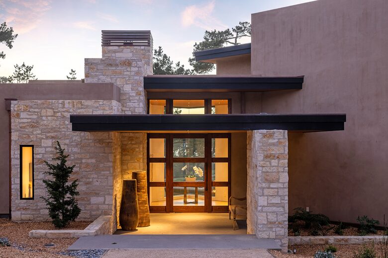 Contemporary Golf Course Estate - Pebble Beach, California