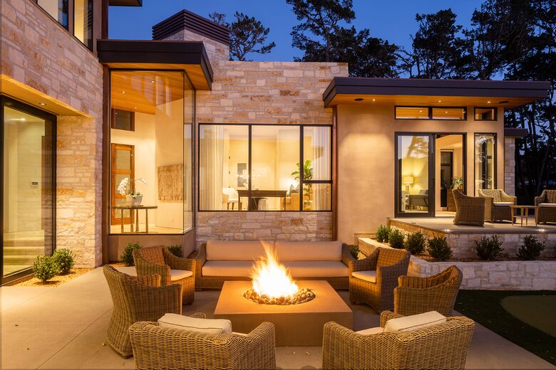 Contemporary Golf Course Estate - Pebble Beach, California