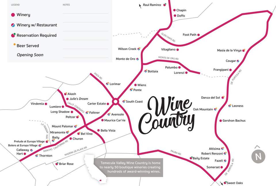 Private 1 Bedroom Villa Overlooking the Vineyards - Temecula, California