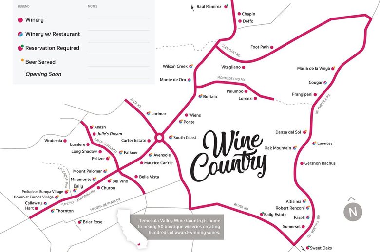 Private 1 Bedroom Villa Overlooking the Vineyards - Temecula, California