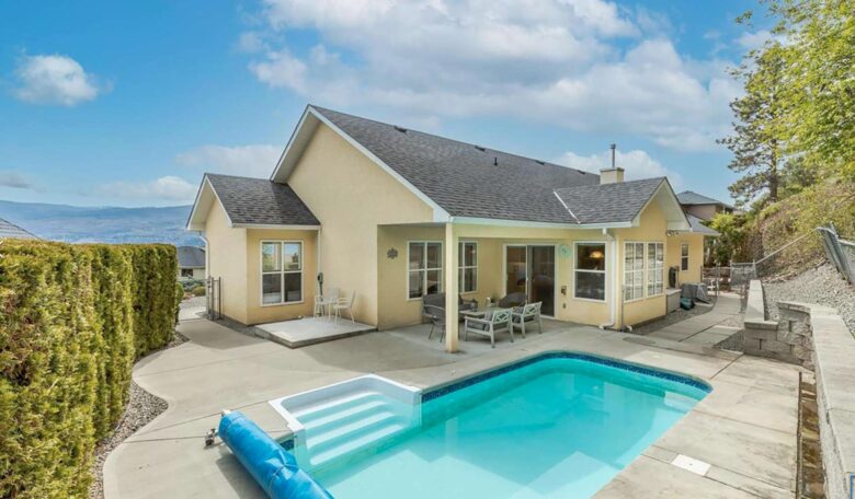 Picturesque Views of Okanagan Lake and Surrounding Vineyards - West Kelowna, Canada