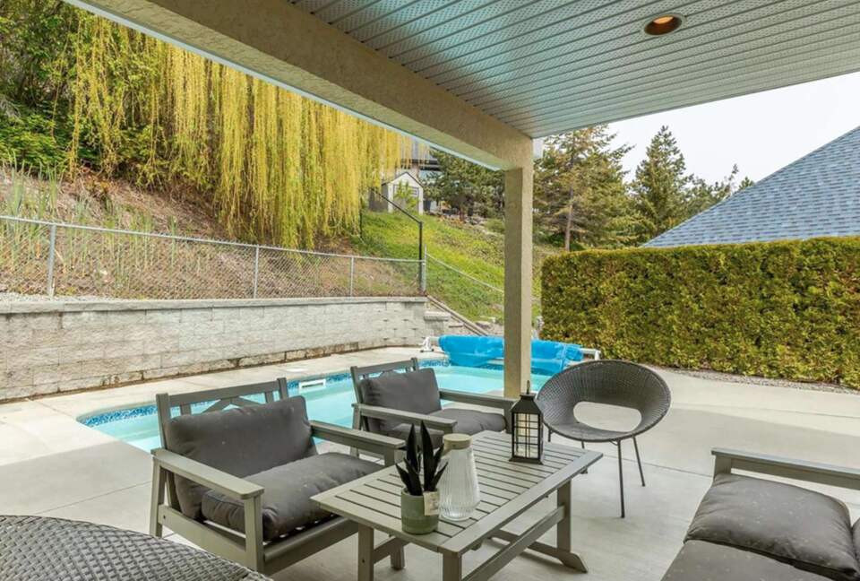 Picturesque Views of Okanagan Lake and Surrounding Vineyards - West Kelowna, Canada