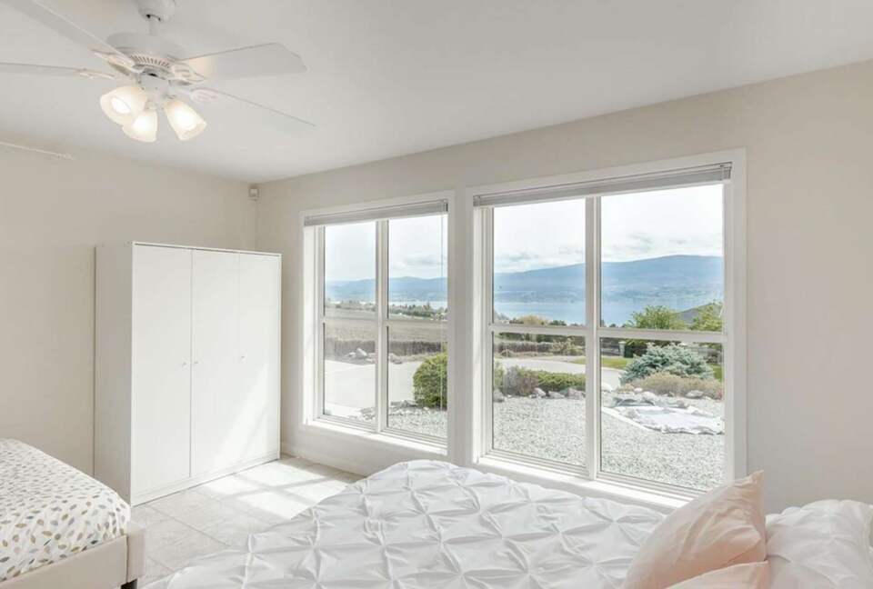 Picturesque Views of Okanagan Lake and Surrounding Vineyards - West Kelowna, Canada