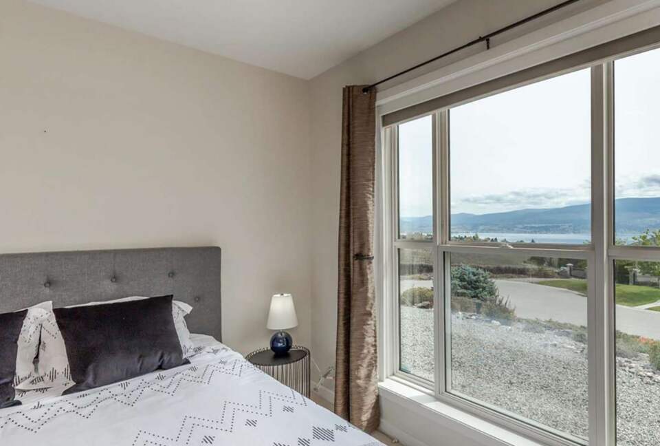 Picturesque Views of Okanagan Lake and Surrounding Vineyards - West Kelowna, Canada