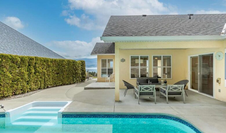 Picturesque Views of Okanagan Lake and Surrounding Vineyards - West Kelowna, Canada