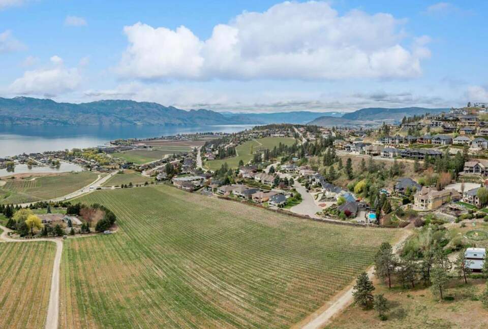Picturesque Views of Okanagan Lake and Surrounding Vineyards - West Kelowna, Canada
