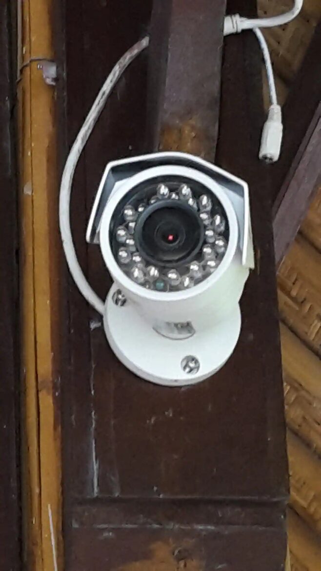 CCTV camera through the house for your security