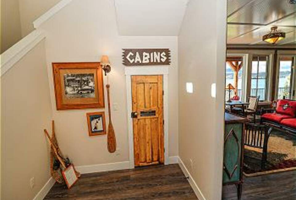 Entry area and stair tower