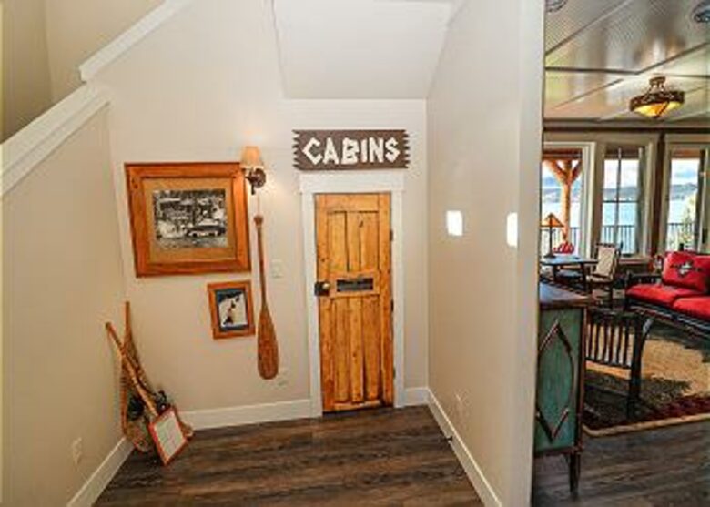 Entry area and stair tower