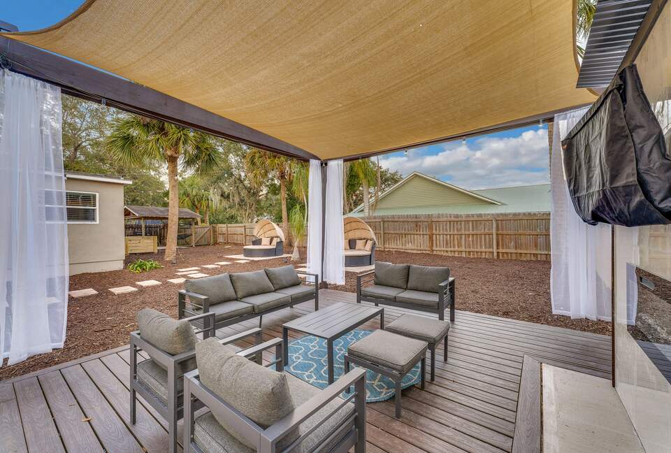 Grand Florida Estate with Heated Pool and Backyard Oasis - Merritt Island, Florida