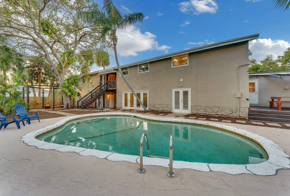 Grand Florida Estate with Heated Pool and Backyard Oasis - Merritt Island, Florida