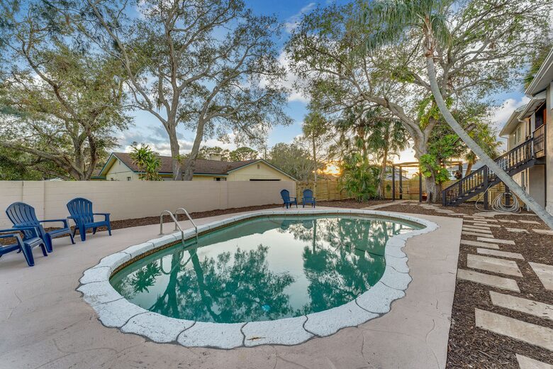 Grand Florida Estate with Heated Pool and Backyard Oasis - Merritt Island, Florida