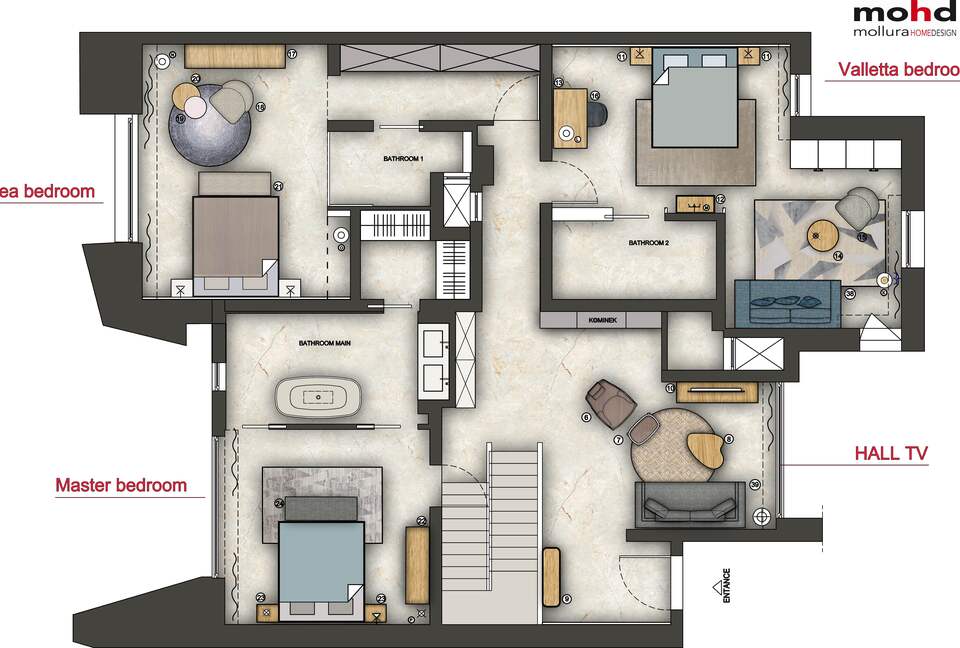 Luxury Seafront Penthouse Valletta - Sliema, Malta