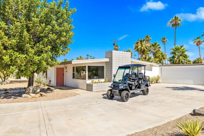 Mid Century Dream-Street Legal Golf Cart Included - Palm Springs, California