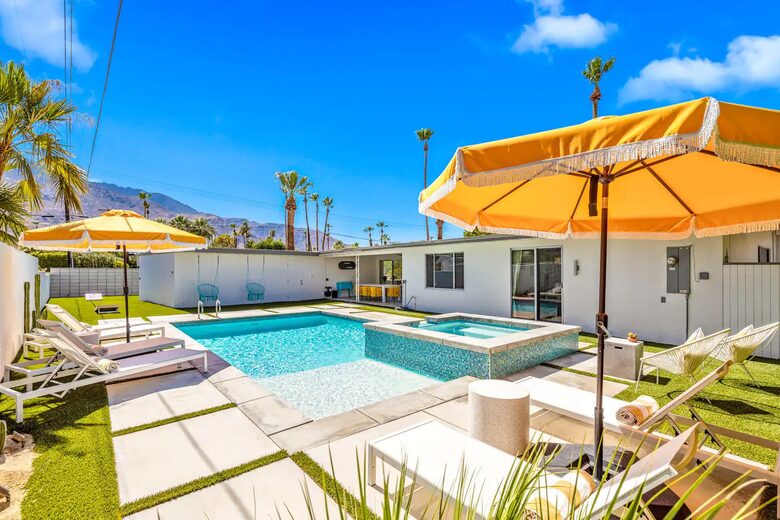 Mid Century Dream-Street Legal Golf Cart Included - Palm Springs, California