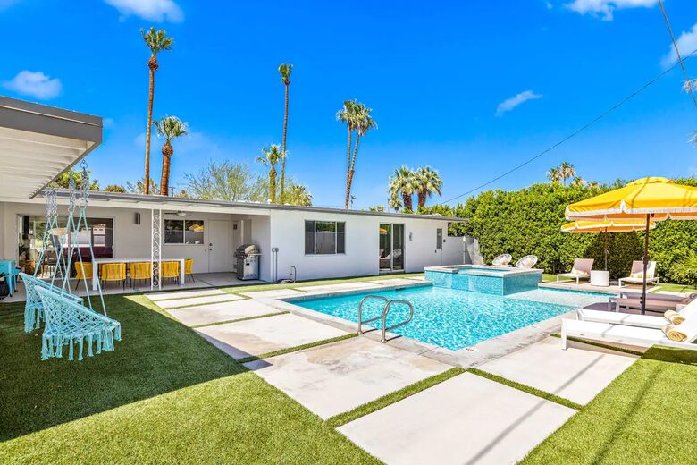 Mid Century Dream-Street Legal Golf Cart Included - Palm Springs, California