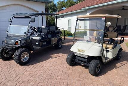 Bonaire Cay Beach Getaway |Charming House and Carriage House + 2 Golf Carts! - Destin, Florida