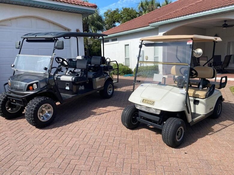 Bonaire Cay Beach Getaway |Charming House and Carriage House + 2 Golf Carts! - Destin, Florida