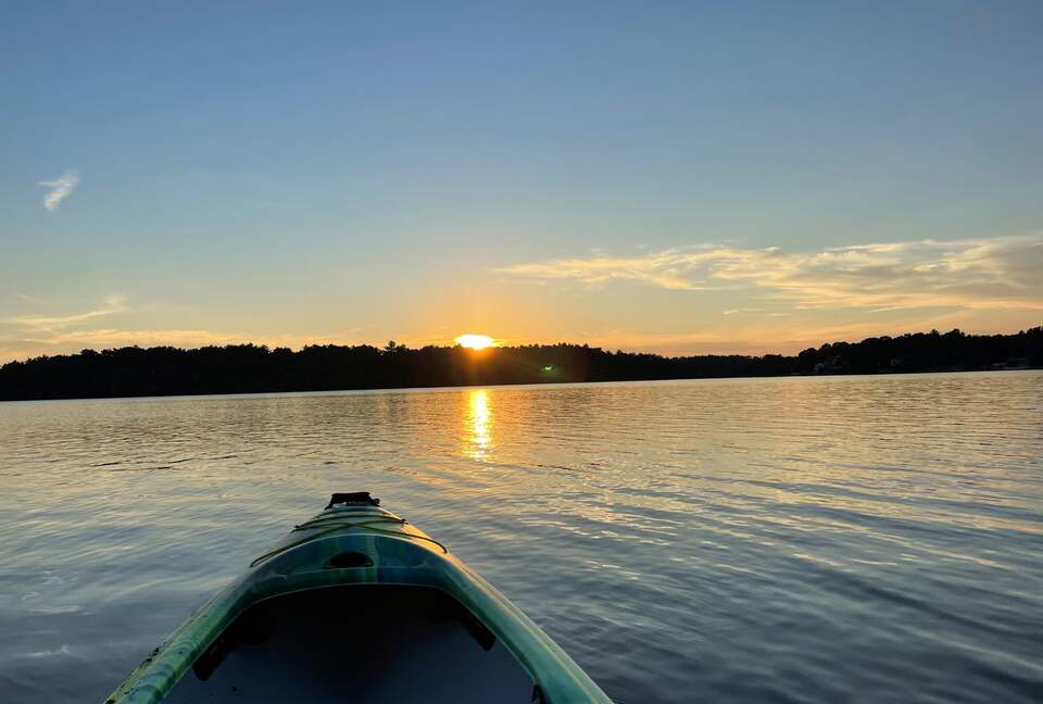 Exploring on the Kayak