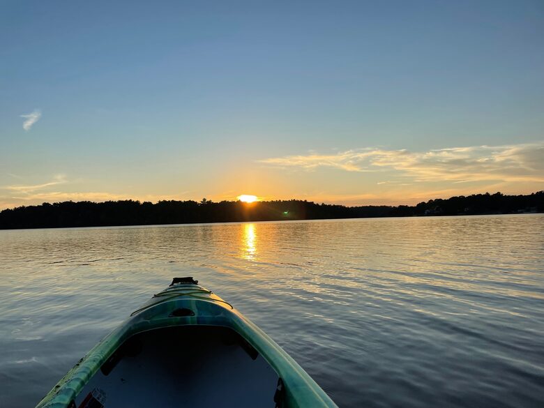 Exploring on the Kayak