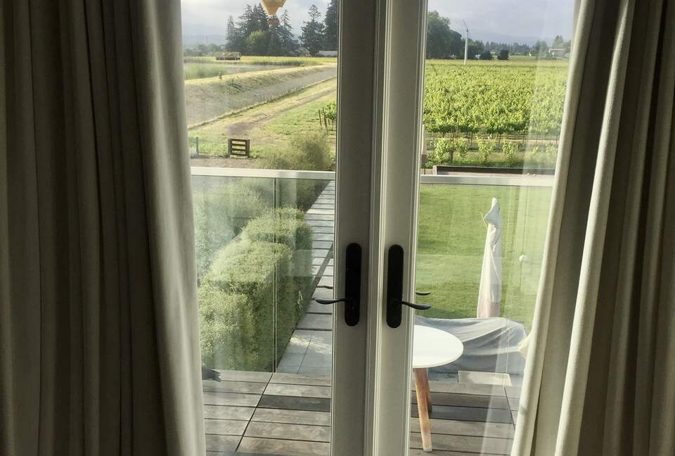 A view from the principal bedroom deck looking south.