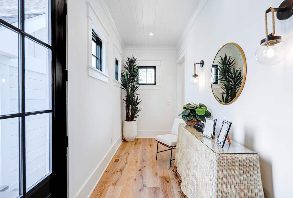 hallway back to guest suites