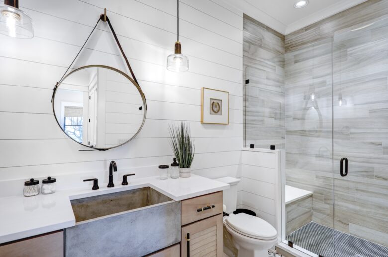 downstairs guest suite bathroom #1