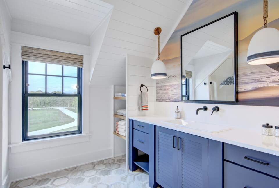 upstairs bath #1 for bunk rooms