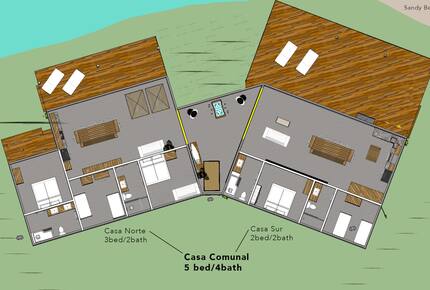 Casa Comunal Beach Front Getaway - Bocas del Toro, Panama