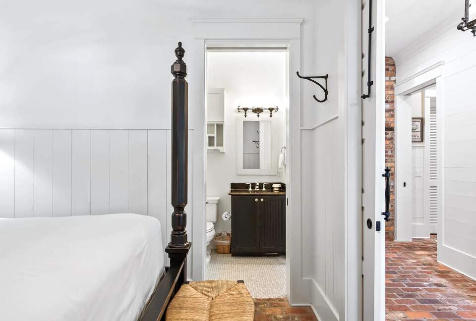 Bonus Family king suite with half bath for limited mobitity.