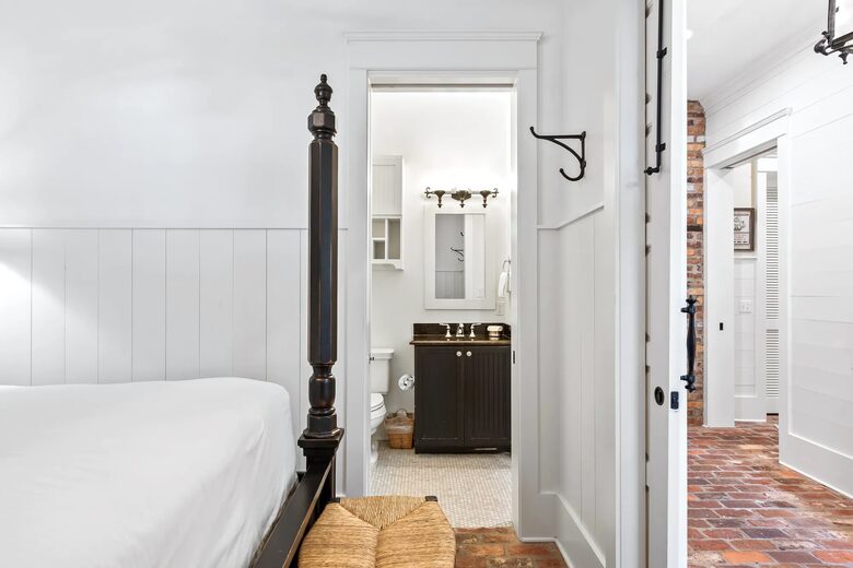 Bonus Family king suite with half bath for limited mobitity.