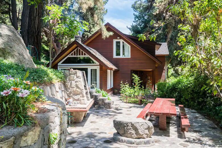 Chile Chalet with Private Pool, Gardens, and Tennis Court - Lo Barnechea, Chile