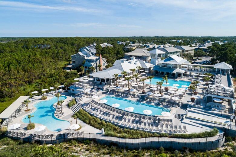 3 Beach Pools, with sunset adult food and beverage bar.