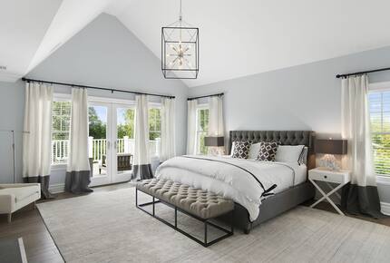 Master Bedroom with private balcony