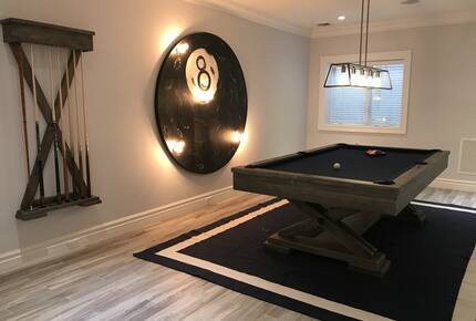 Basement Pool table