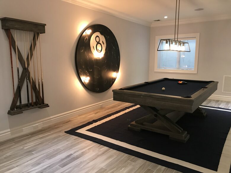 Basement Pool table