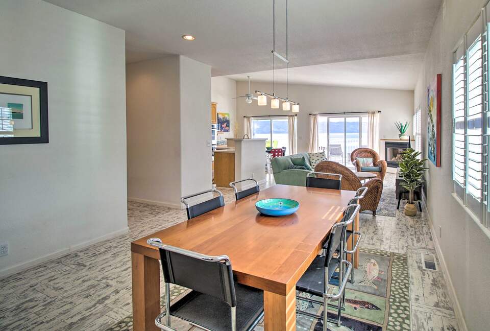 Spacious Lakeport Home with a Dock and Mountain Views - Lakeport, California