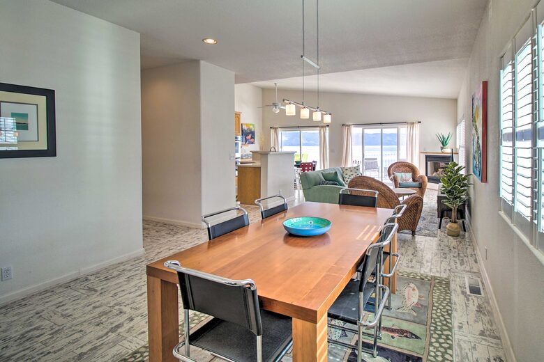 Spacious Lakeport Home with a Dock and Mountain Views - Lakeport, California