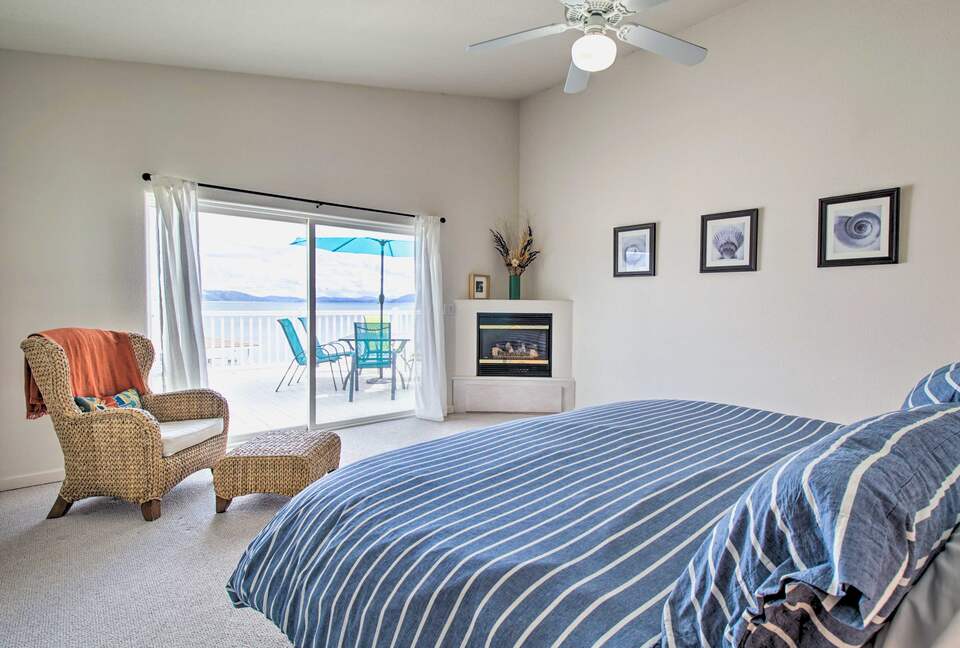 Spacious Lakeport Home with a Dock and Mountain Views - Lakeport, California