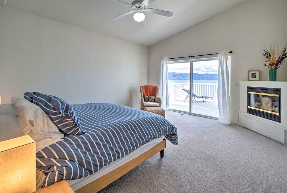 Spacious Lakeport Home with a Dock and Mountain Views - Lakeport, California