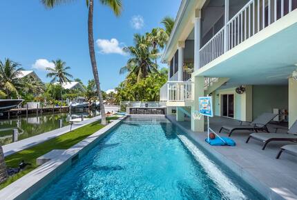 Tropical Waterfront Home with Boat Dock and Heated Pool - Key Largo, Florida