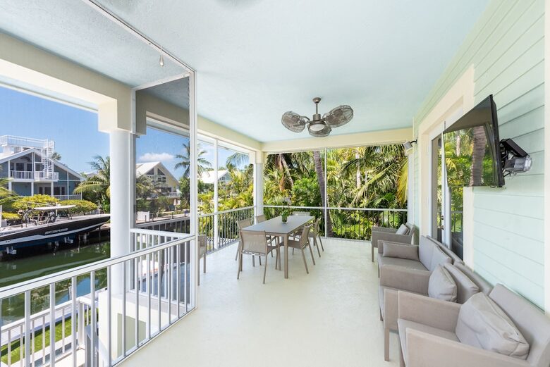 Tropical Waterfront Home with Boat Dock and Heated Pool - Key Largo, Florida