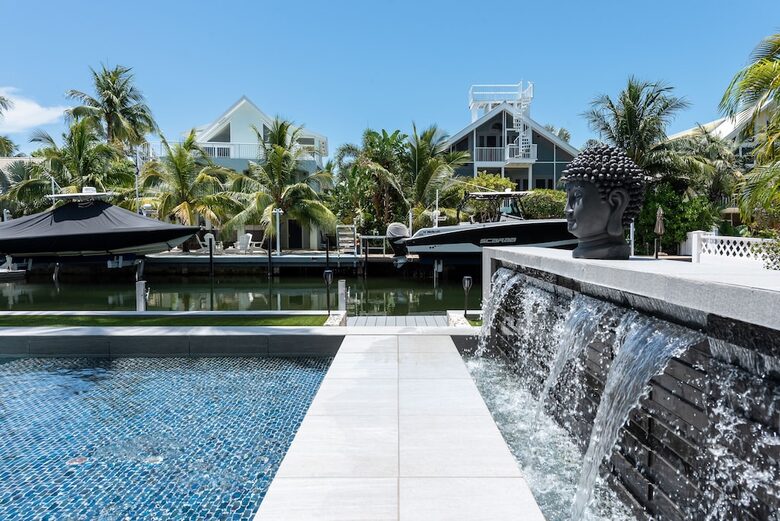 Tropical Waterfront Home with Boat Dock and Heated Pool - Key Largo, Florida