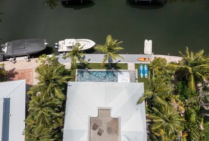 Tropical Waterfront Home with Boat Dock and Heated Pool - Key Largo, Florida