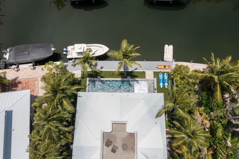 Tropical Waterfront Home with Boat Dock and Heated Pool - Key Largo, Florida