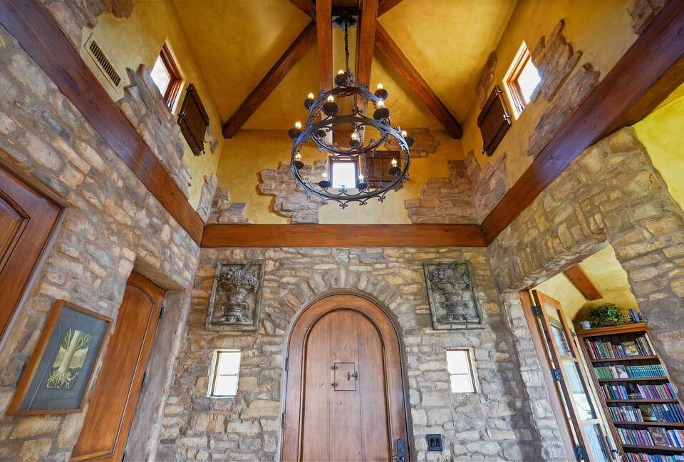 Dramatic Stone Tower Entry