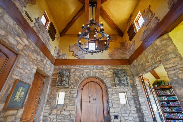 Dramatic Stone Tower Entry